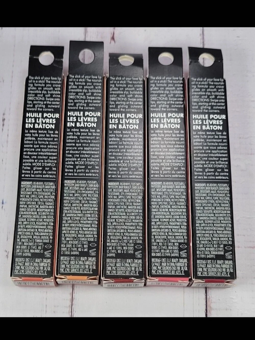 Elf Glow Reviver Slipstick Lip Oil Stick Bundle NEW!